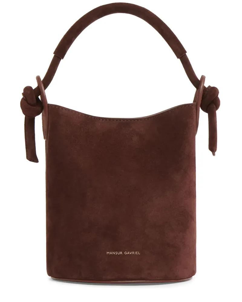 Mansur Gavriel Mini Fortuna Beuteltasche - Braun Braun