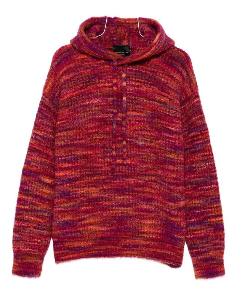 Roberto Collina drop-shoulder hoodie - Rosa Rosa