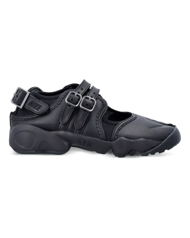 Nike Air Rift Br Slip-On-Sneakers mit Schnalle - Schwarz Schwarz