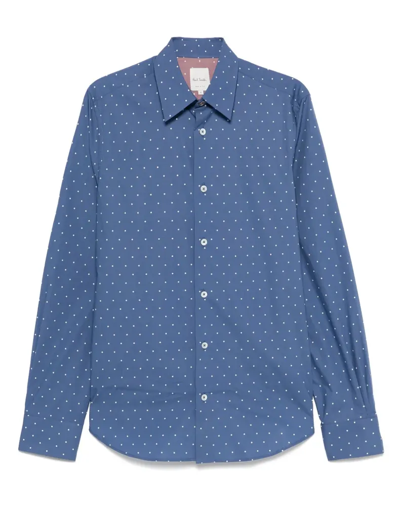Paul Smith Hemd mit Polka Dots - Blau Blau