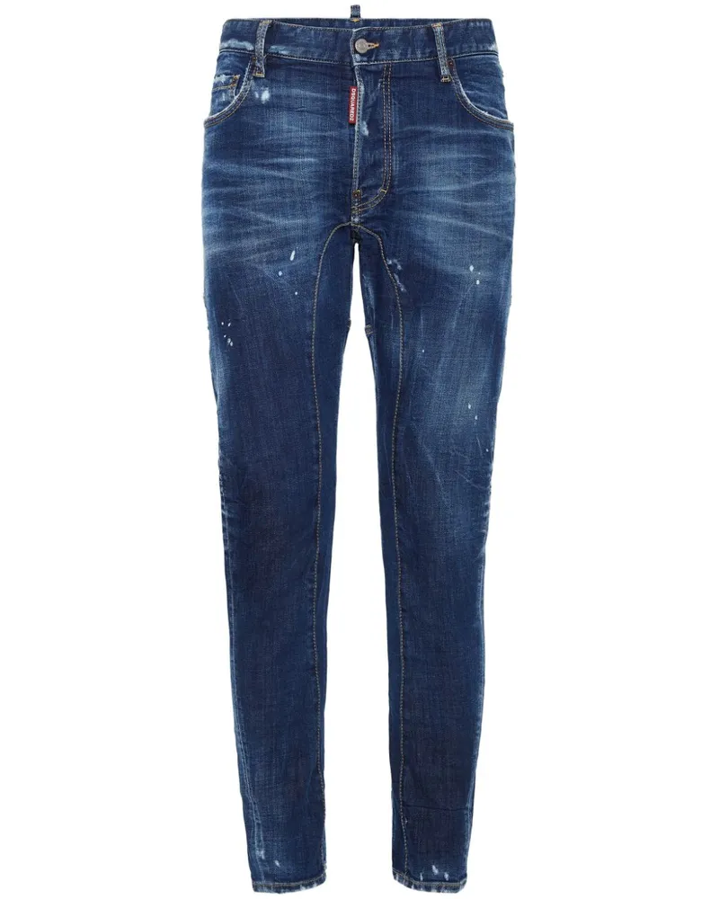 Dsquared2 Skinny-Jeans aus Baumwollstretch - Blau Blau