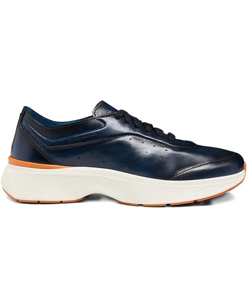 Santoni Perforierte Bounce Sneakers - Blau Blau