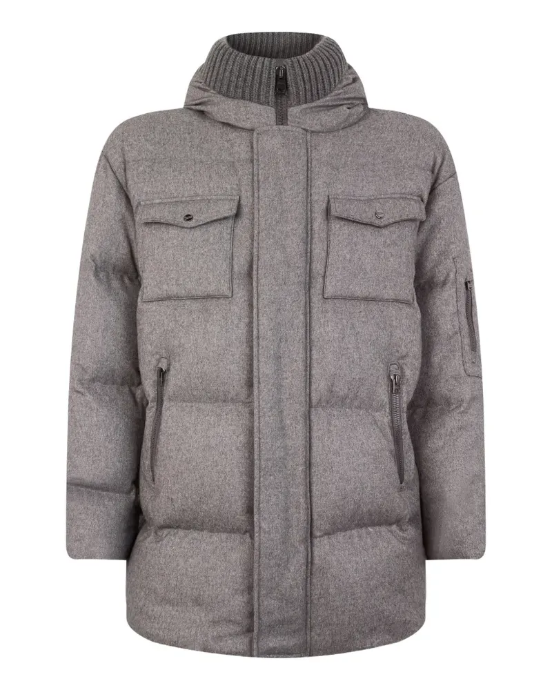 Herno hooded padded coat - Grau Grau