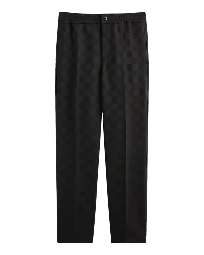 KITH Chatham checked trousers - Schwarz Schwarz
