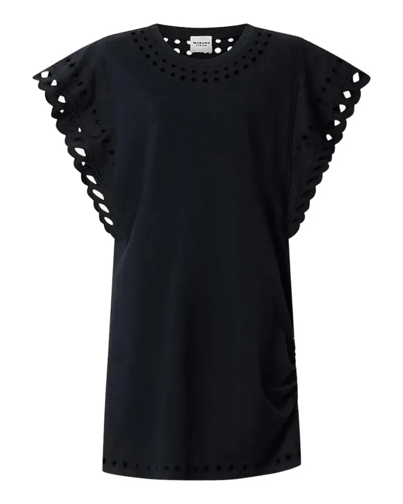 Isabel Marant Orlane Kleid mit Ösendetail - Schwarz Schwarz