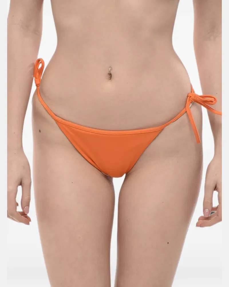 Dsquared2 Bikinihöschen mit Logo-Print - Orange Orange