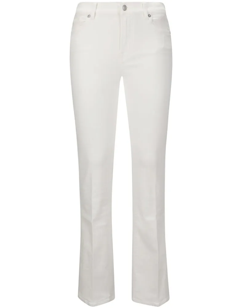 7 for all mankind Bootcut-Jeans - Weiß Weiß