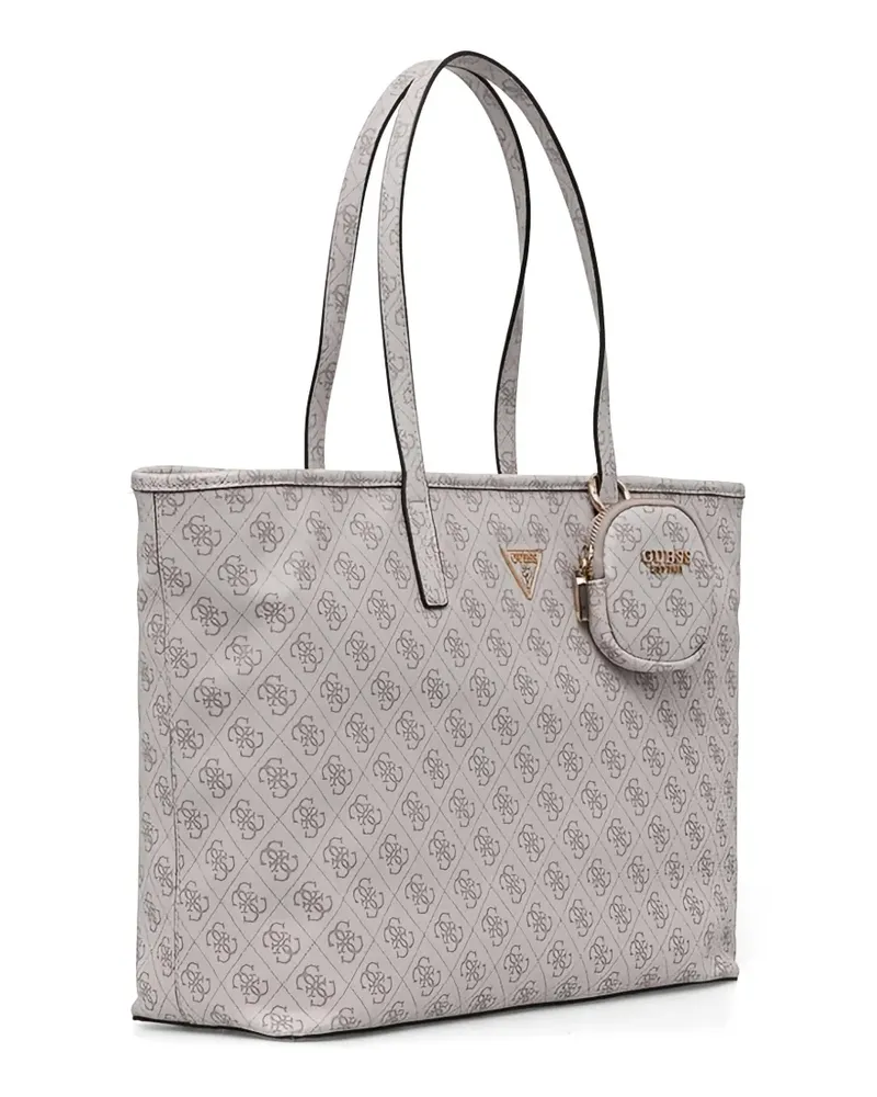 Guess Power Play monogram shoulder bag - Grau Grau