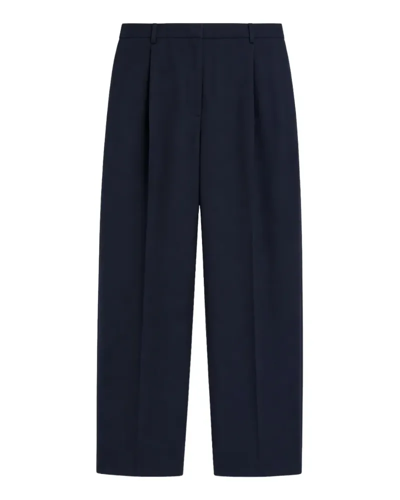 Liviana Conti Weite Hose mit Bundfalten - Blau Blau