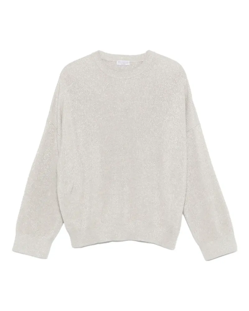 Brunello Cucinelli Gerippter Pullover - Grau Grau