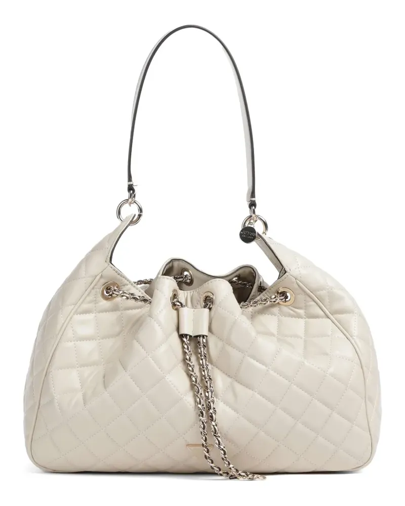 Guess Gesteppte Juliet Beuteltasche - Nude Nude