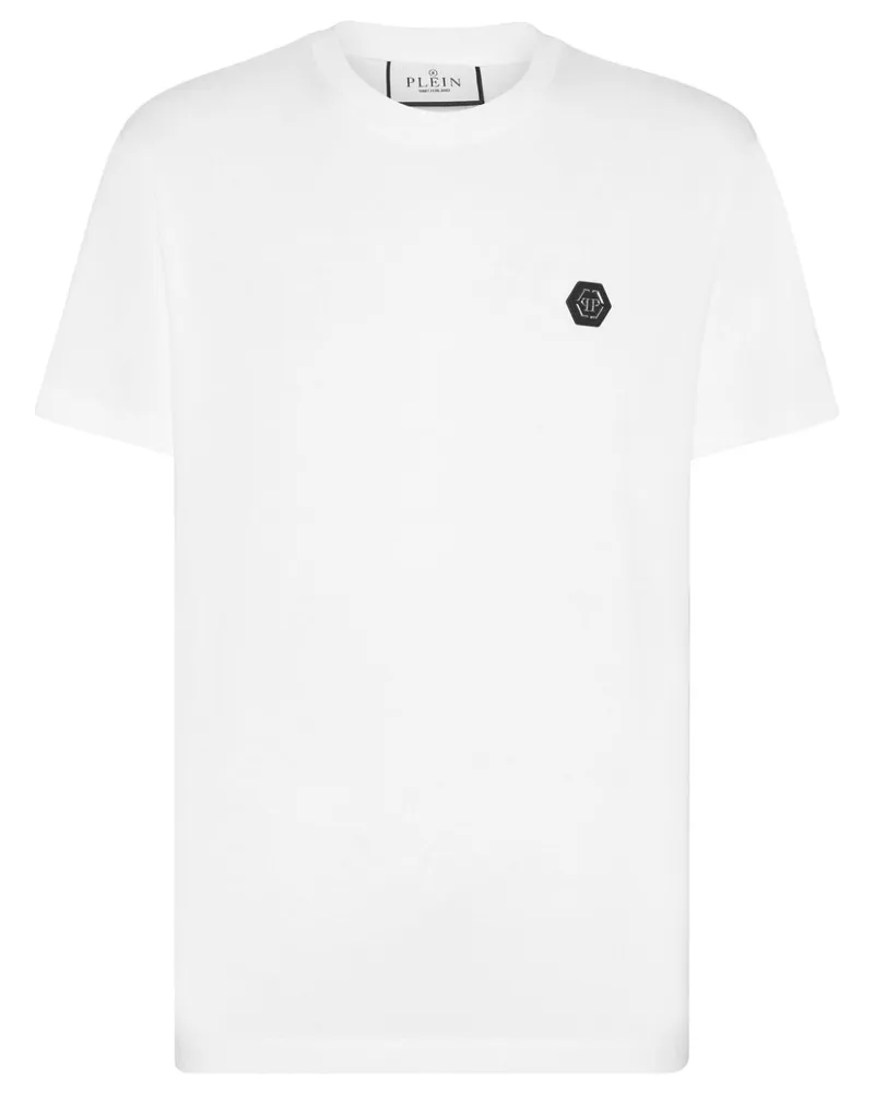 Philipp Plein T-Shirt mit Kristallen - Weiß Weiß