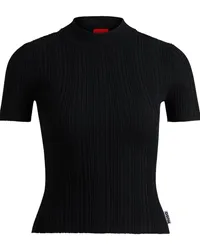 HUGO BOSS Klassisches Top Schwarz