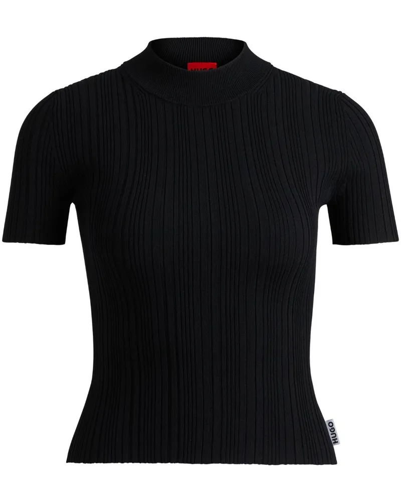 HUGO BOSS Klassisches Top Schwarz