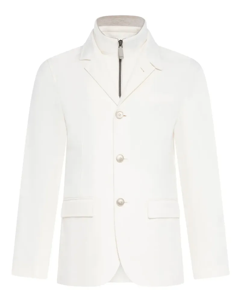 Herno Geknöpftes Sakko - Weiß Weiß