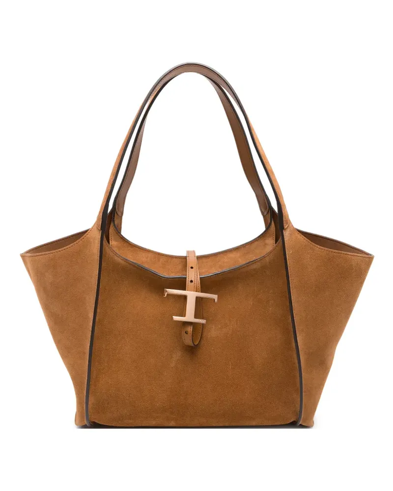 TOD'S T Timeless Tote Bag - Nude Nude