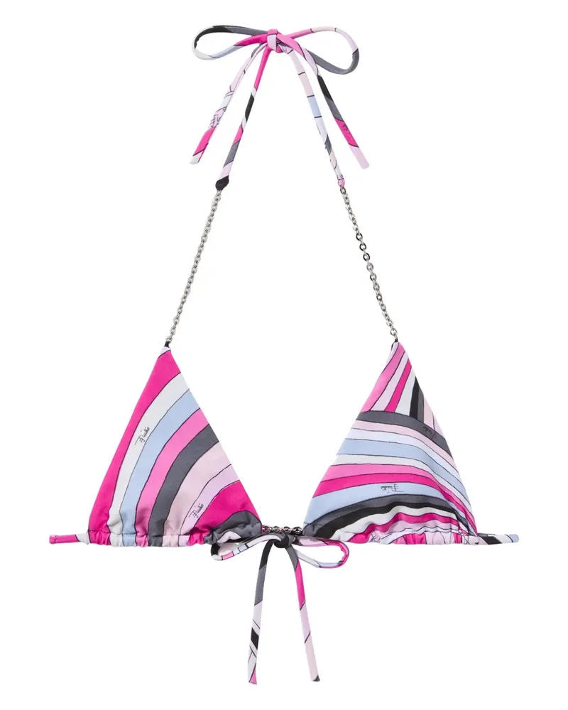 Emilio Pucci Iride Bikinioberteil - Schwarz Schwarz