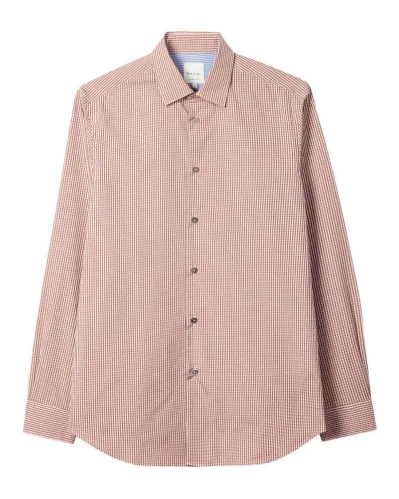 Paul Smith Hemd mit Karomuster - Orange Orange