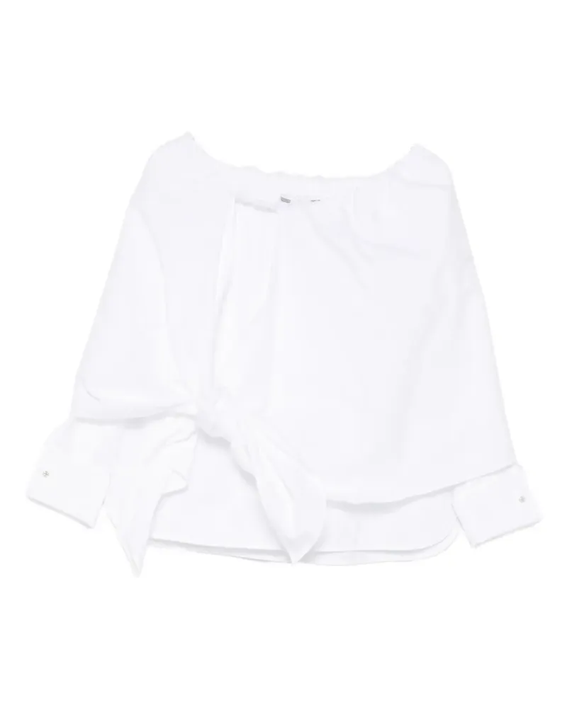 Max Mara Hemd im Layering-Look - Weiß Weiß