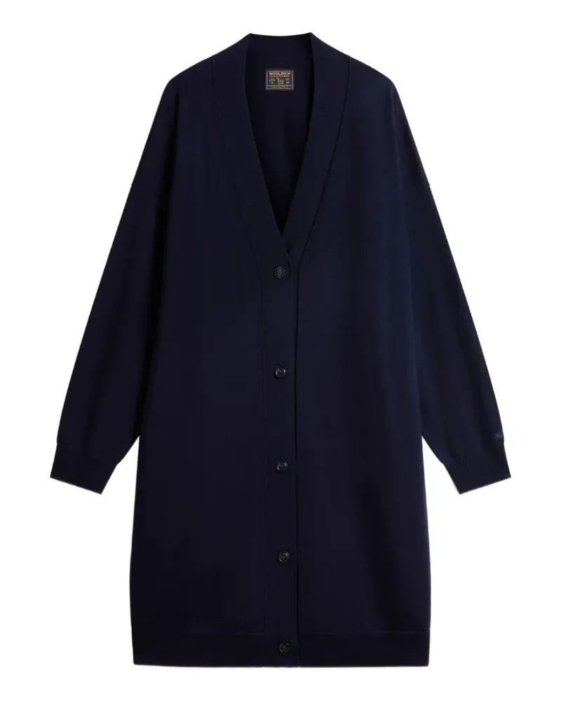 Woolrich Cardigan mit Intarsienmuster - Blau Blau