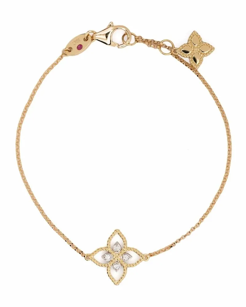 Roberto Coin 18kt Gelbgoldarmband mit Diamanten Gold
