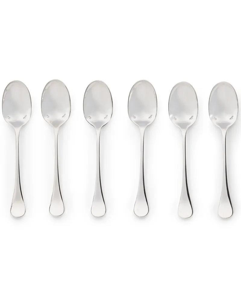 Brunello Cucinelli Teelöffel aus Stahl (6er-Set) - Silber Silber