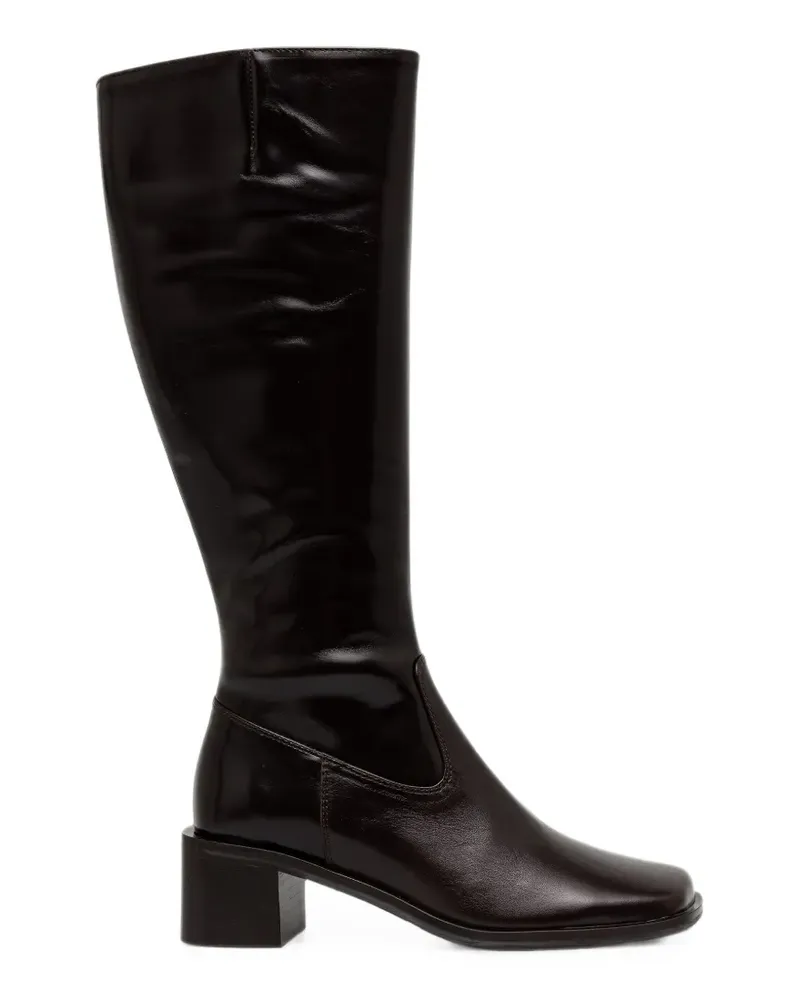 Billi Bi Kniehohe B1292 Stiefel mit eckiger Kappe - Braun Braun