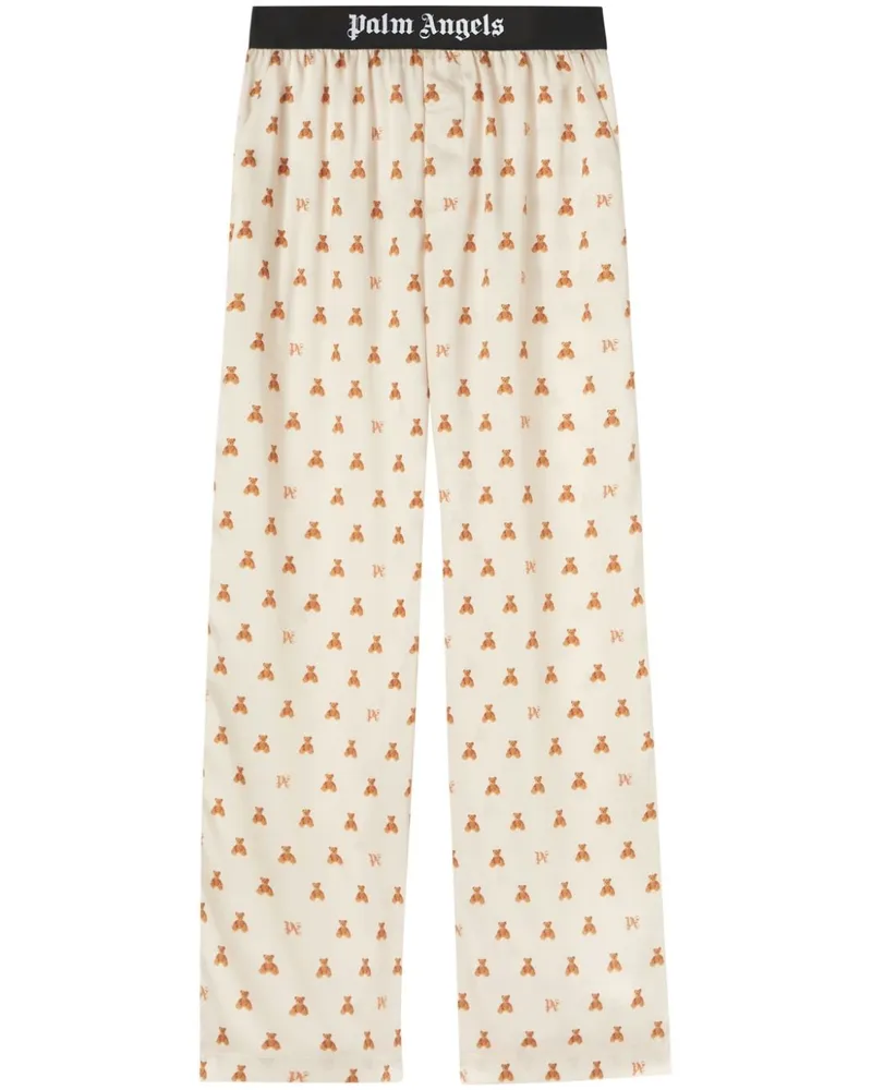 Palm Angels Bear Monogram Hose - Nude Nude