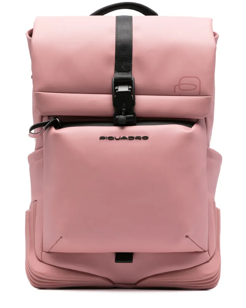 Piquadro Wasserdichter Laptop-Rucksack 14 Zoll - Rosa Rosa