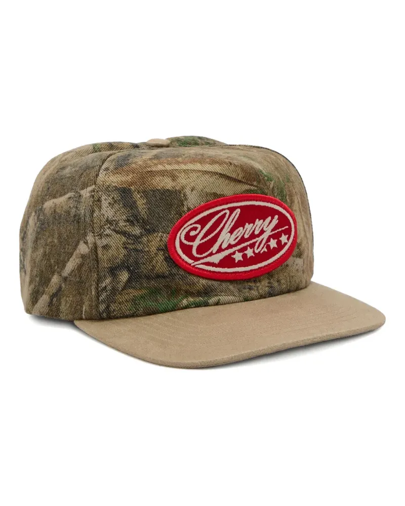 CHERRY LA Five star panelled baseball cap - Grün Grün