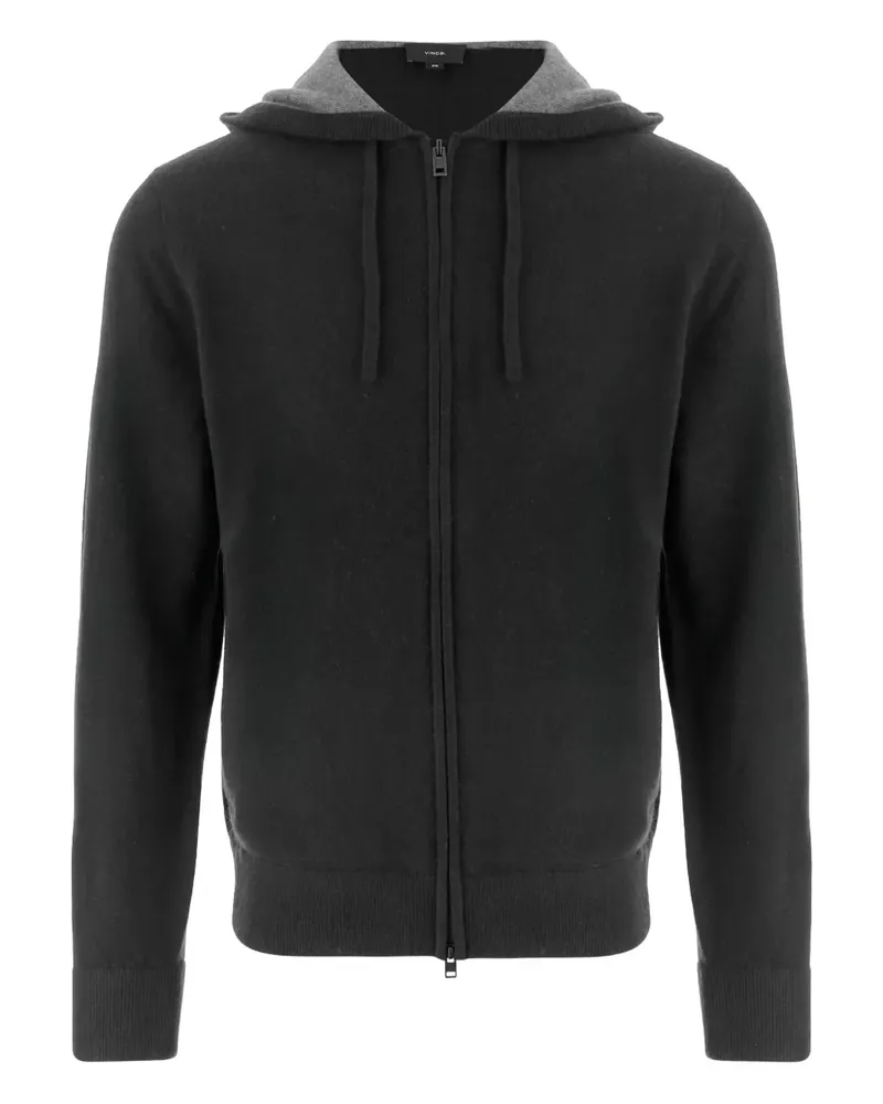 Vince cashmere zip-up sweatshirt - Schwarz Schwarz