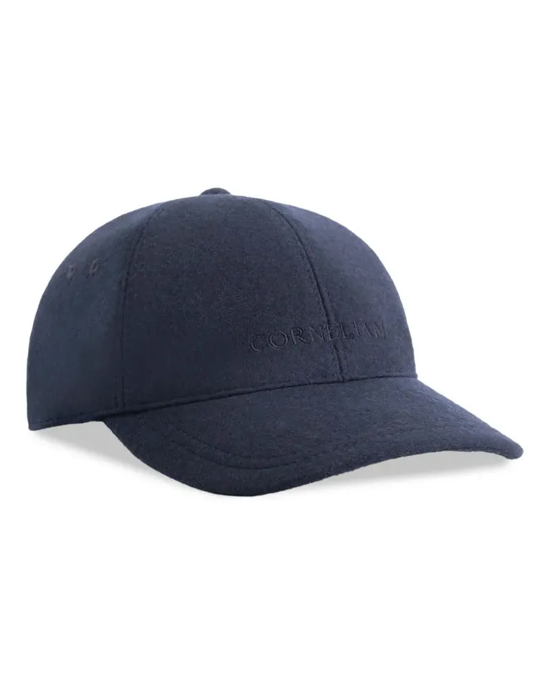 Corneliani Baseballkappe mit Logo-Stickerei - Blau Blau
