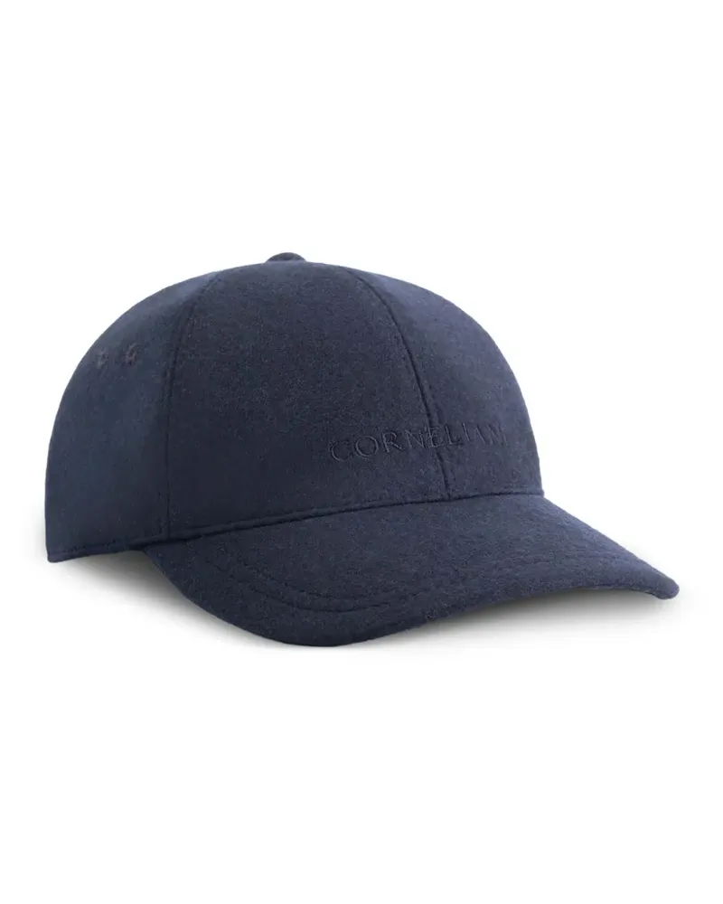 Corneliani Baseballkappe mit Logo-Stickerei - Blau Blau