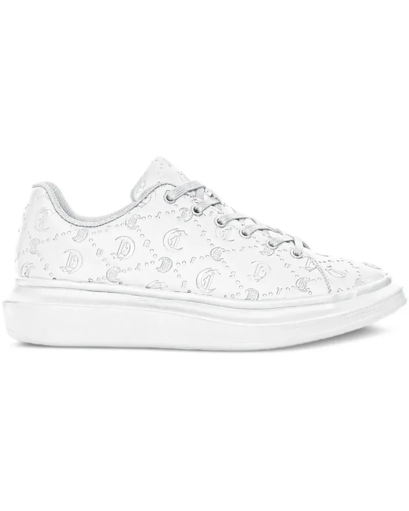 Just Cavalli Sneakers mit Logo-Prägung - Weiß Weiß