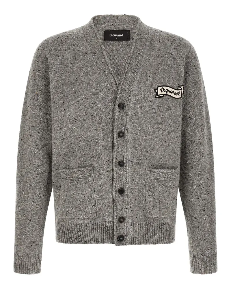 Dsquared2 knitted V-neck cardigan - Grau Grau
