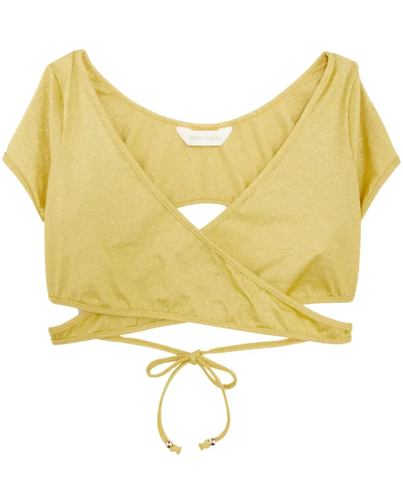 Palm Angels Klassisches Bikinioberteil - Gelb Gelb