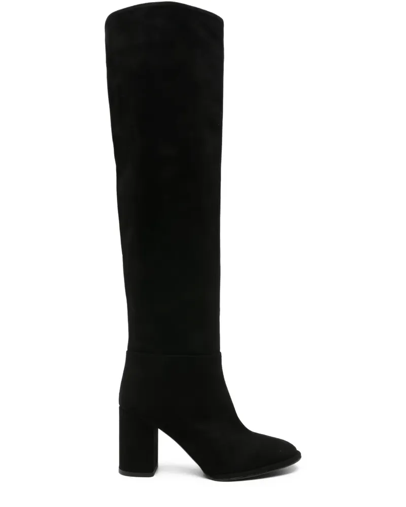 Le Silla Stiefel mit Blockabsatz - Schwarz Schwarz