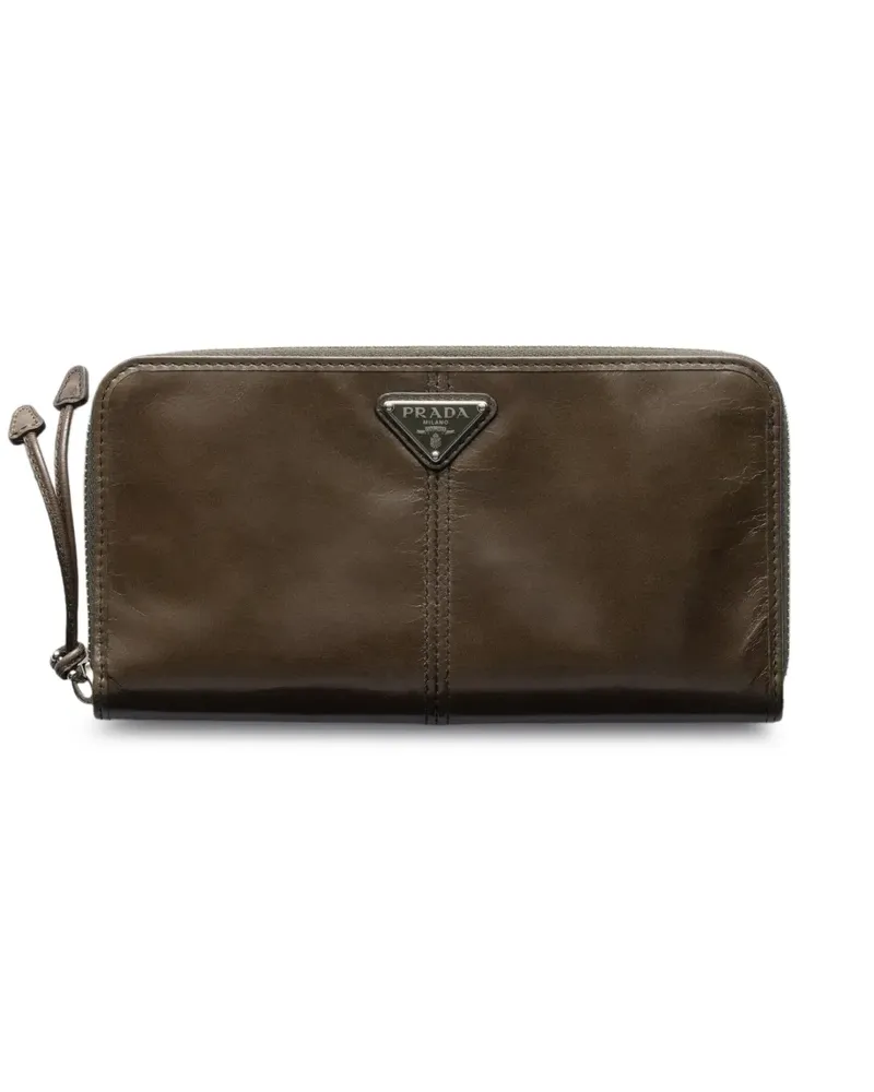 Prada Klassisches Portemonnaie - Grün Grün