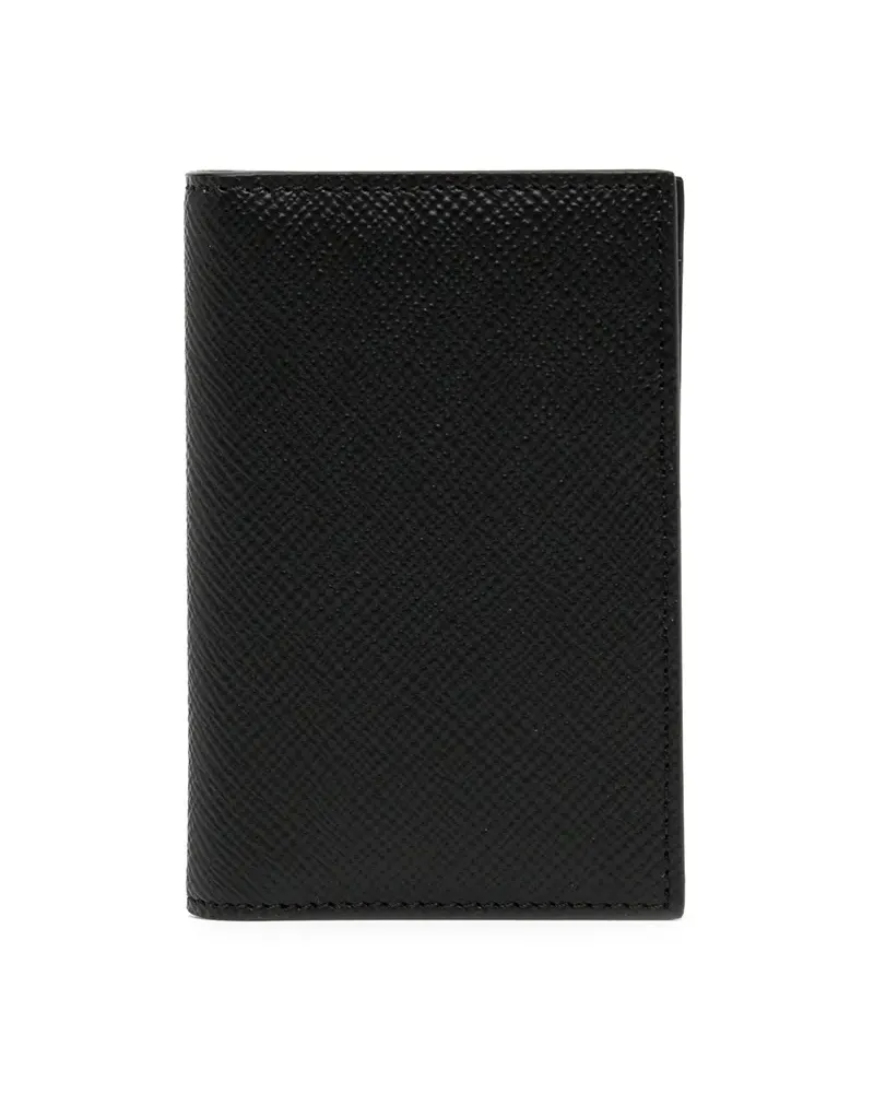 Smythson Kartenetui mit Logo-Print - Schwarz Schwarz