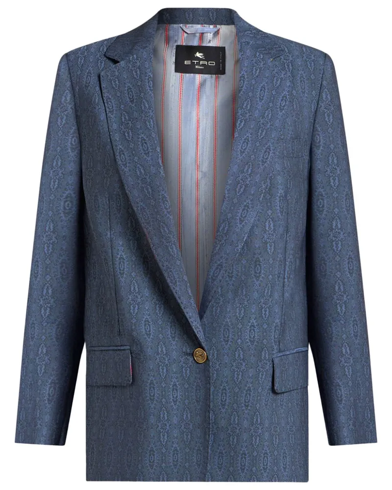 Etro Klassisches Sakko - Blau Blau
