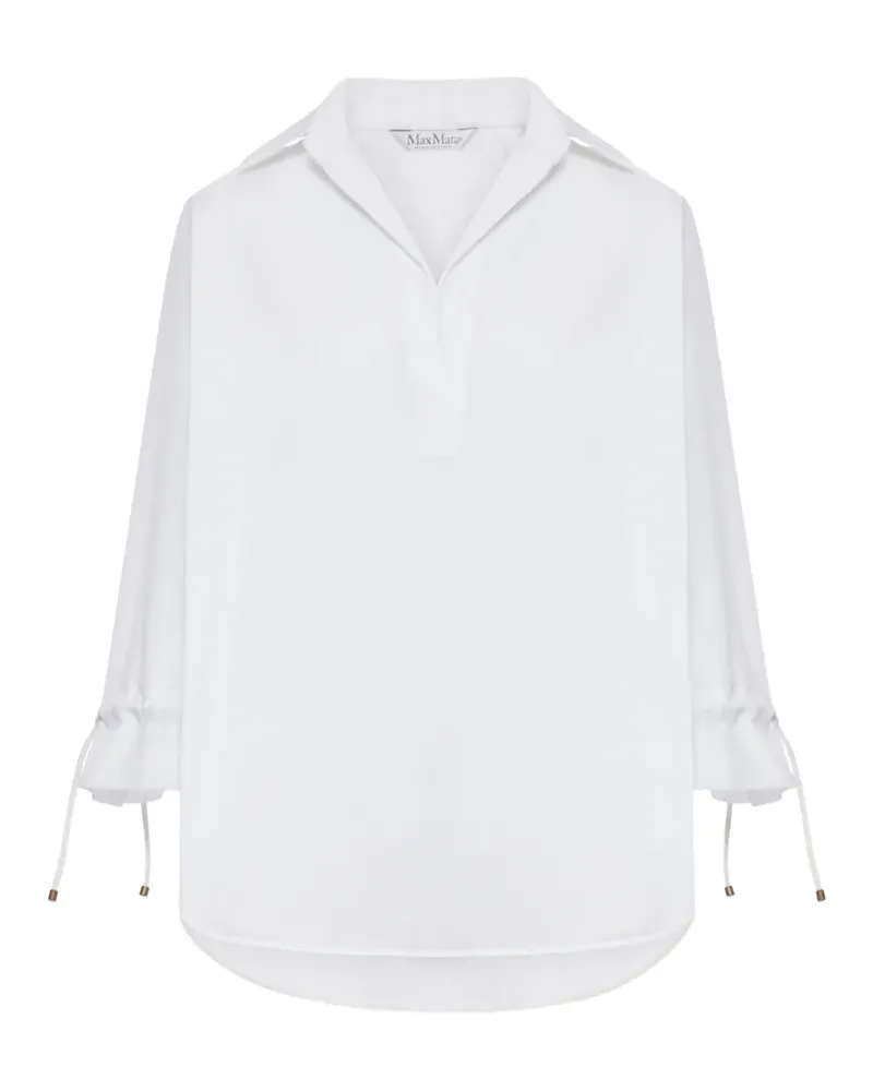 Max Mara tie sleeve shirt - Weiß Weiß