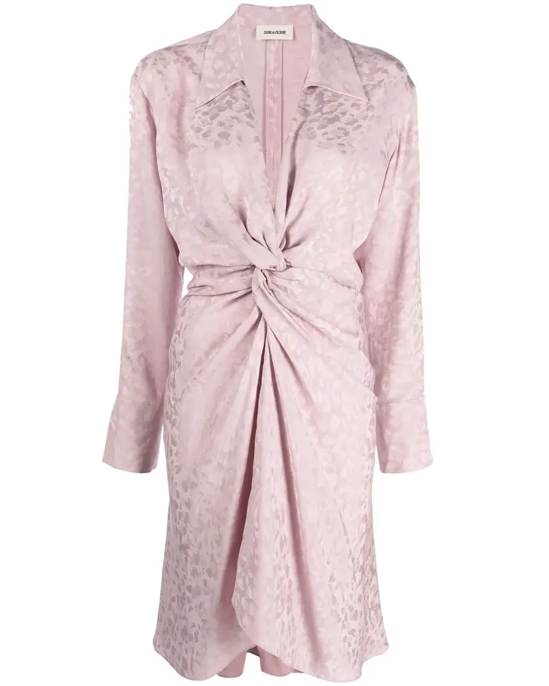 Zadig & Voltaire Rozo Seidenkleid - Rosa Rosa