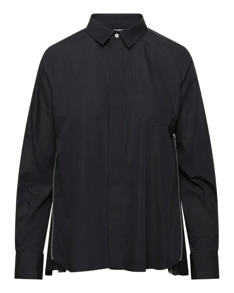 Sacai long sleeve shirt - Schwarz Schwarz