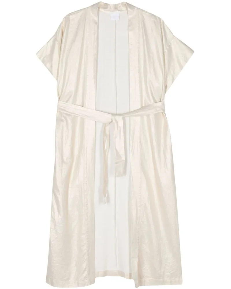 ..,merci Folierter Kimono - Nude Nude