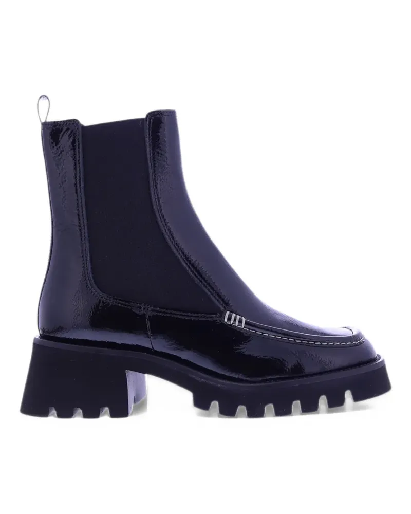 Pons Quintana patent leather chelsea boots - Schwarz Schwarz