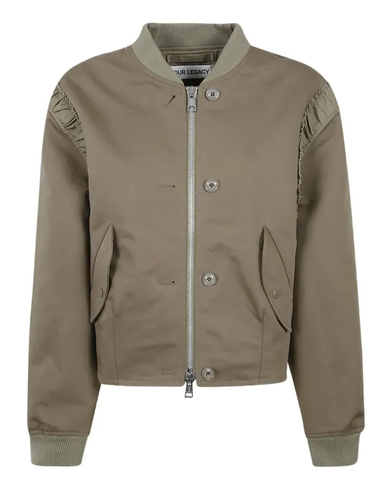 Our Legacy frill bomber jacket - Grün Grün