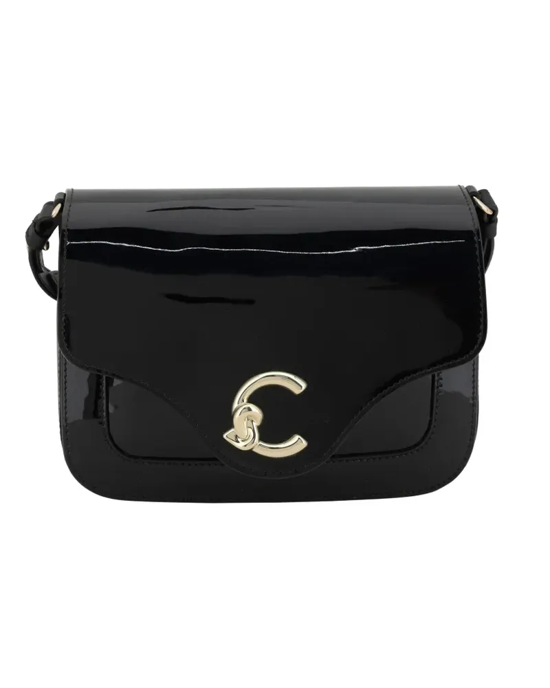 Coccinelle Borsa a Tracolla C-Me Lackleder - Schwarz Schwarz