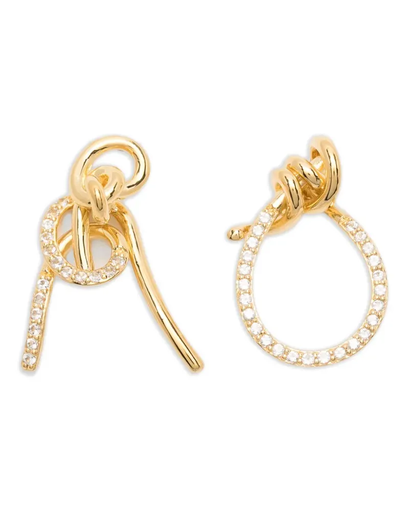 Completedworks Thread II earrings - Gold Gold