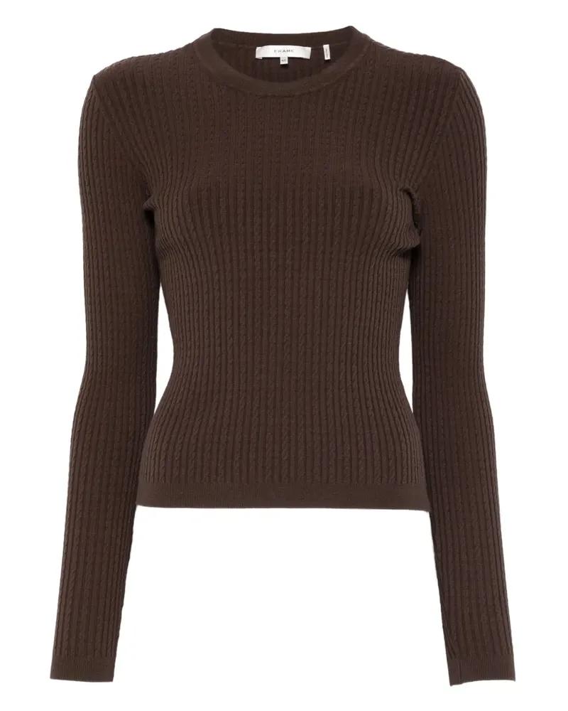 Frame Denim ribbed top - Braun Braun