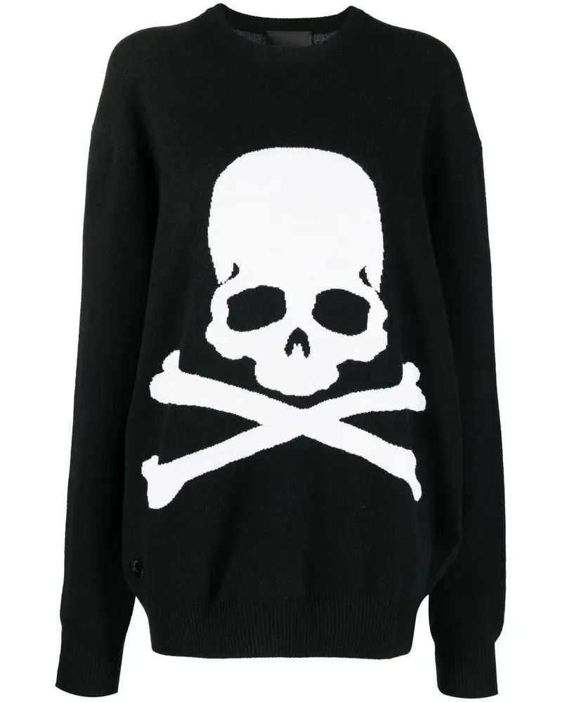 Philipp Plein Skull Bones Pullover - Schwarz Schwarz